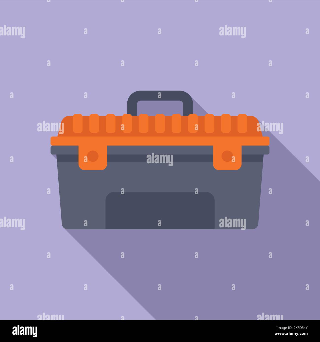 Plastic toolbox screwdriver wrench Stock Vector Images - Alamy