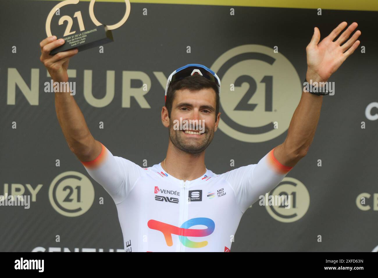 Fabiem Grellier France Total Energies Combativity Winner Tour de France
