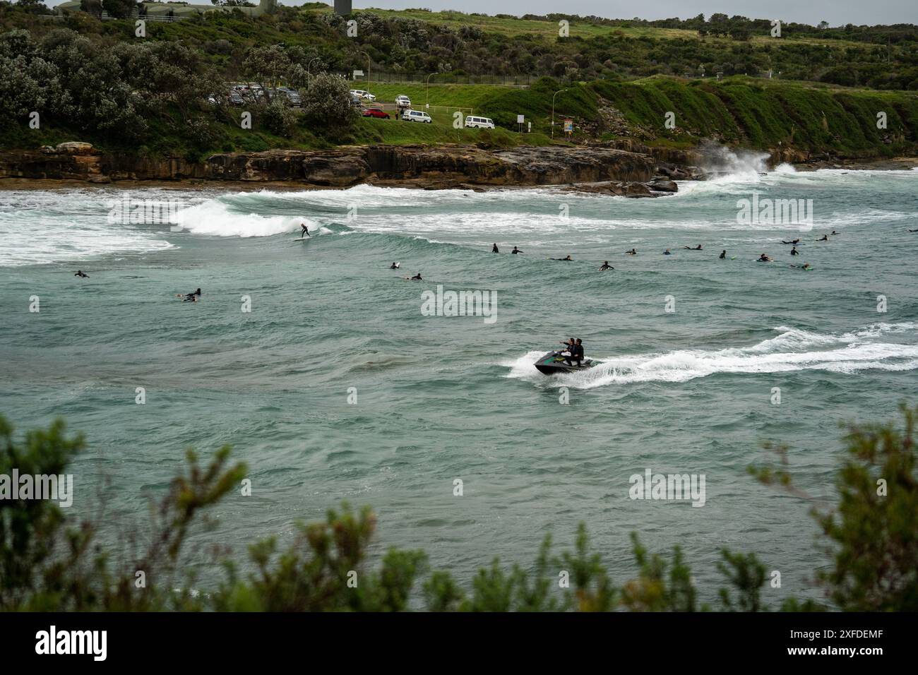 Man woman extreme surfing hi-res stock photography and images - Alamy