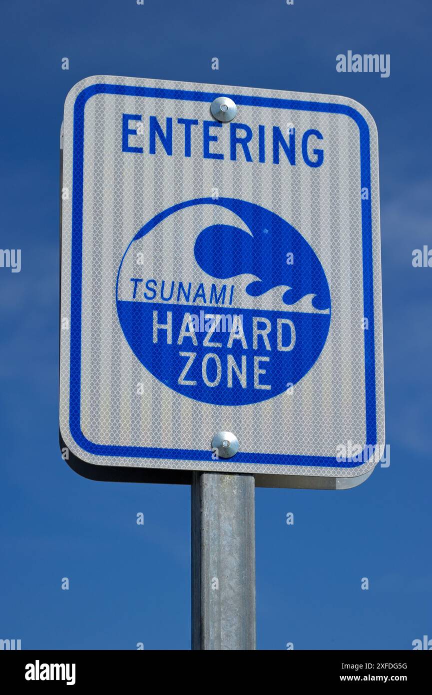 Tsunami hazard zone usa