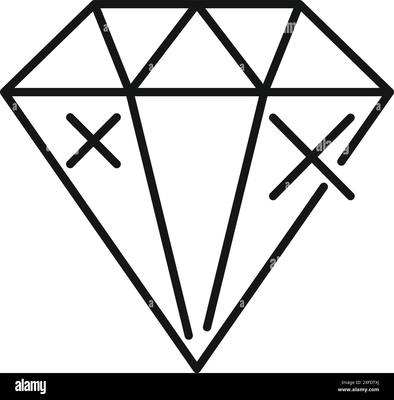 Lab grown diamond Stock Vector Images - Alamy
