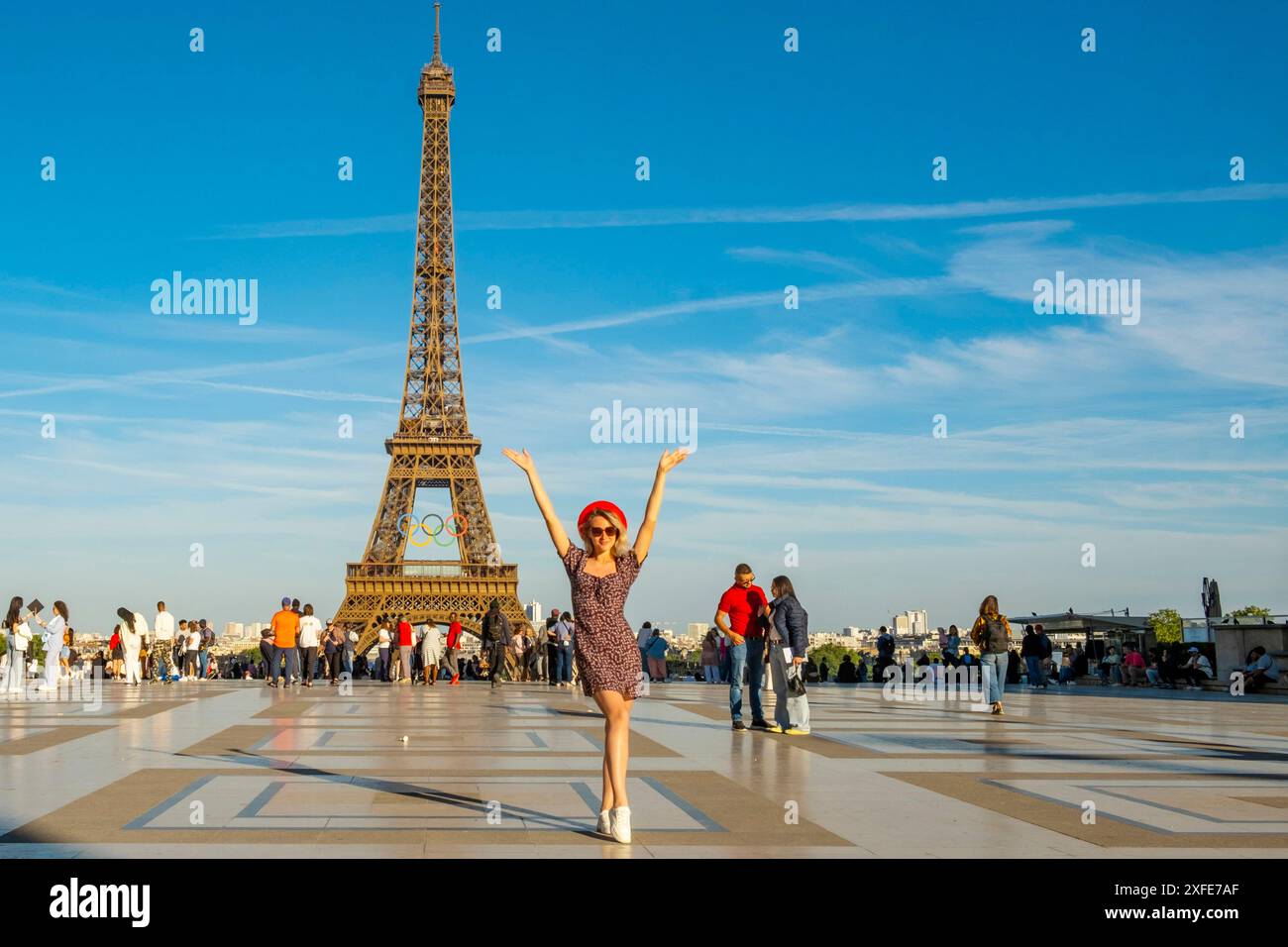 Human Rights Square France, Paris, area classified as World Heritage by UNESCO, Place du ...