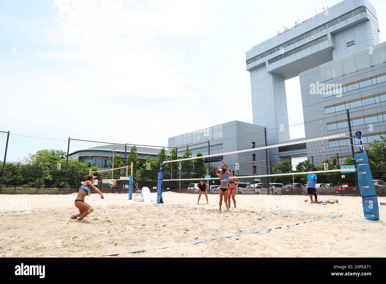 Kanagawa, Japan. 3rd July, 2024. Akiko Hasegawa & Miki Ishii (JPN ...