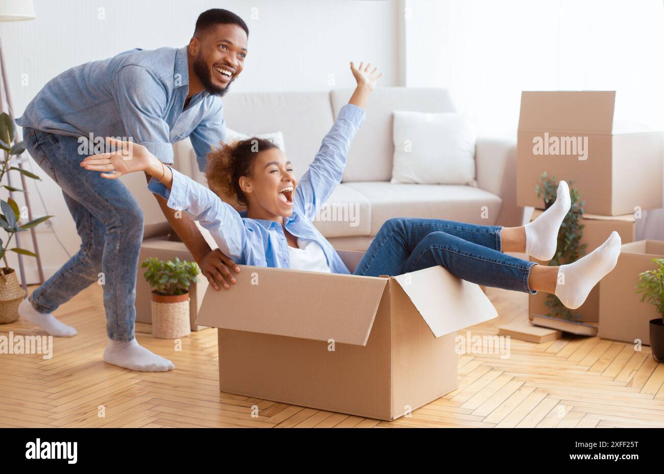 Real estate excited man hi-res stock photography and images - Alamy