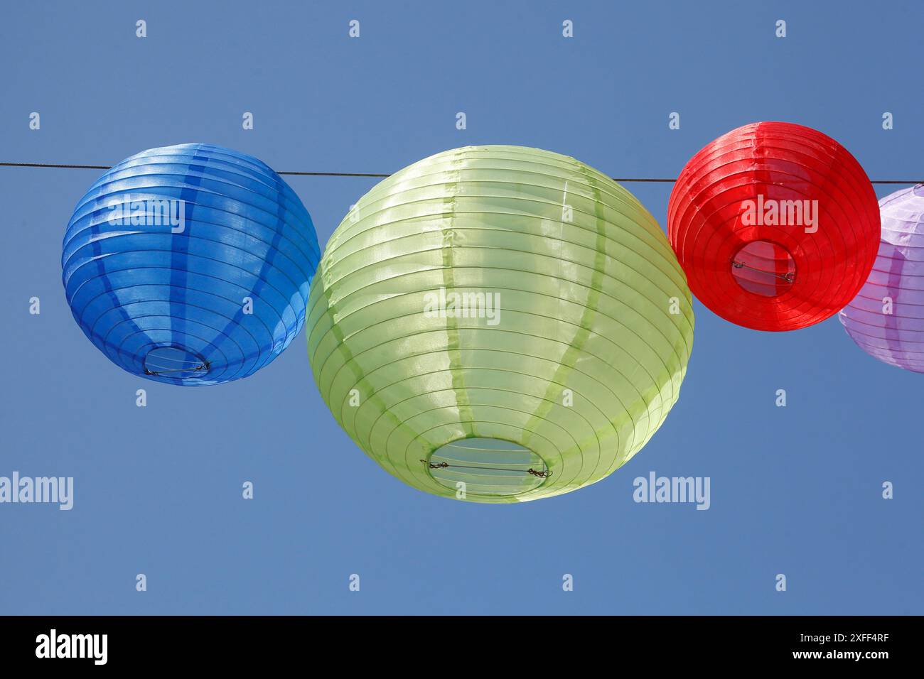 Lanterns across a street hi-res stock photography and images - Alamy