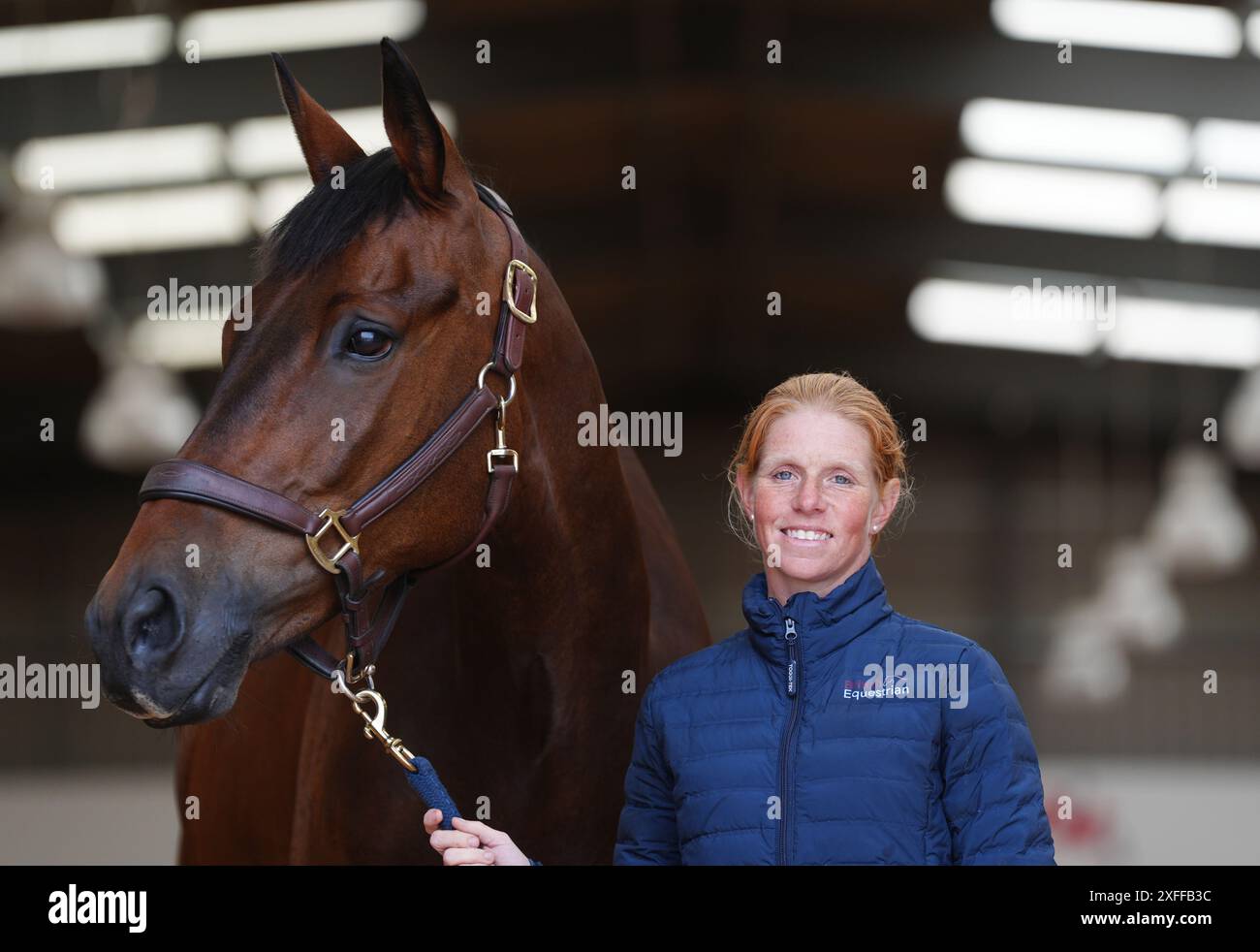 Rosalind Canter with Lordships Graffalo during the Team GB Paris 2024