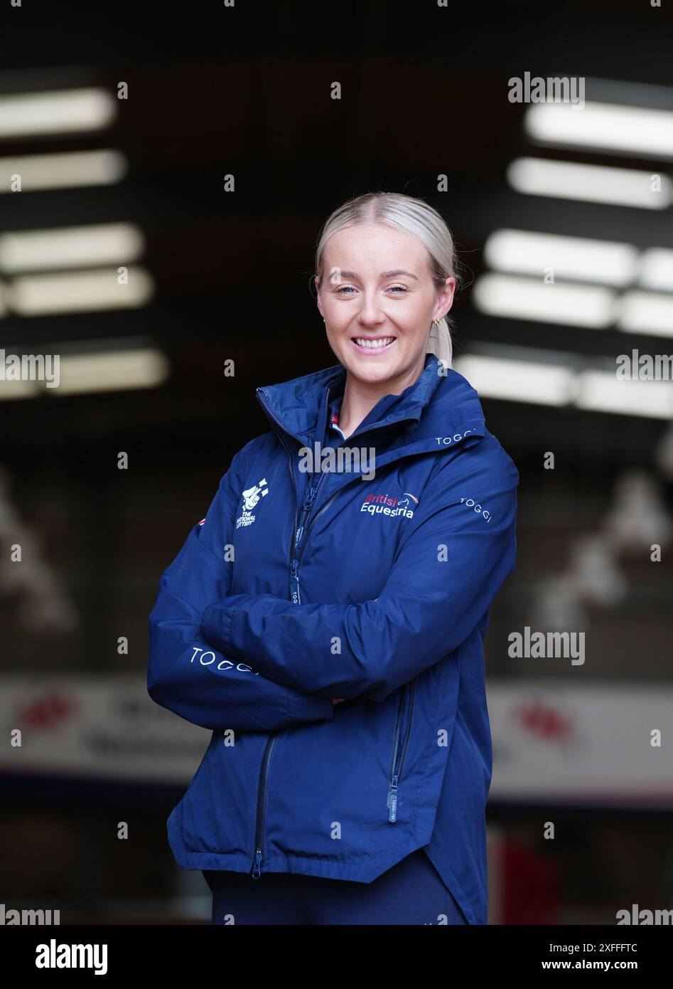 Yasmin Ingham during the Team GB Paris 2024 Eventing team announcement
