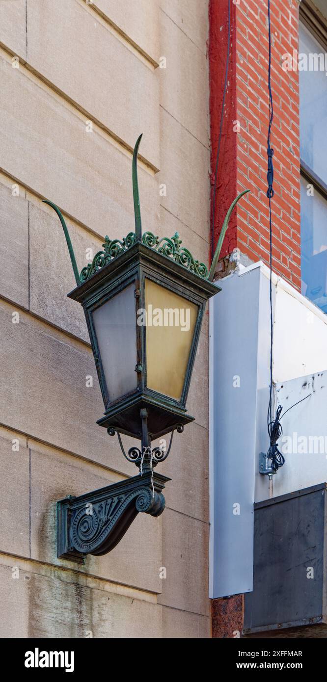 NYC Chinatown: Detail of Chatham Square Branch, New York Public Library ...