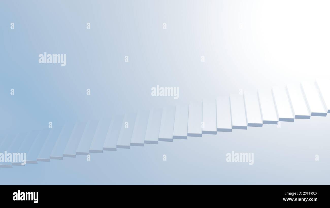 Stairway leading up heavenly sky hi-res stock photography and images ...