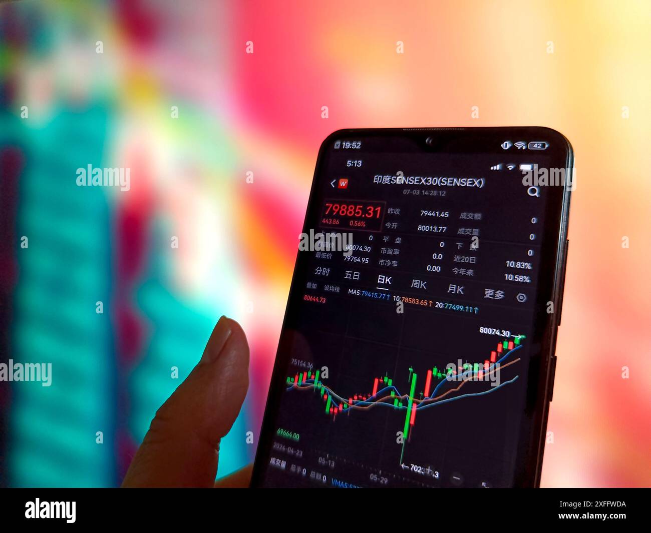 Indian stock market hi-res stock photography and images - Alamy