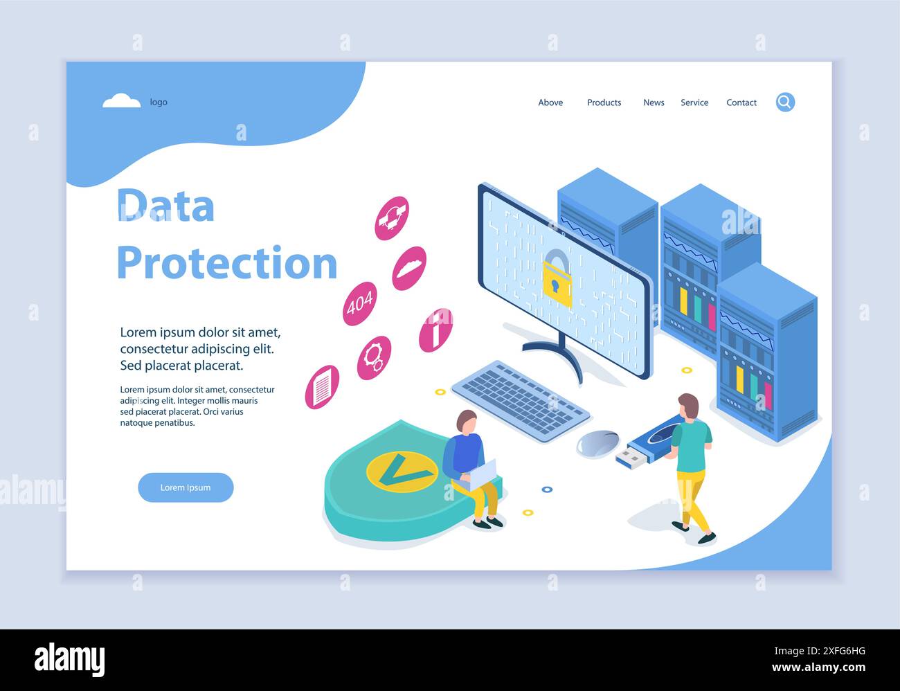 Surveillance concept people data Stock Vector Images - Alamy