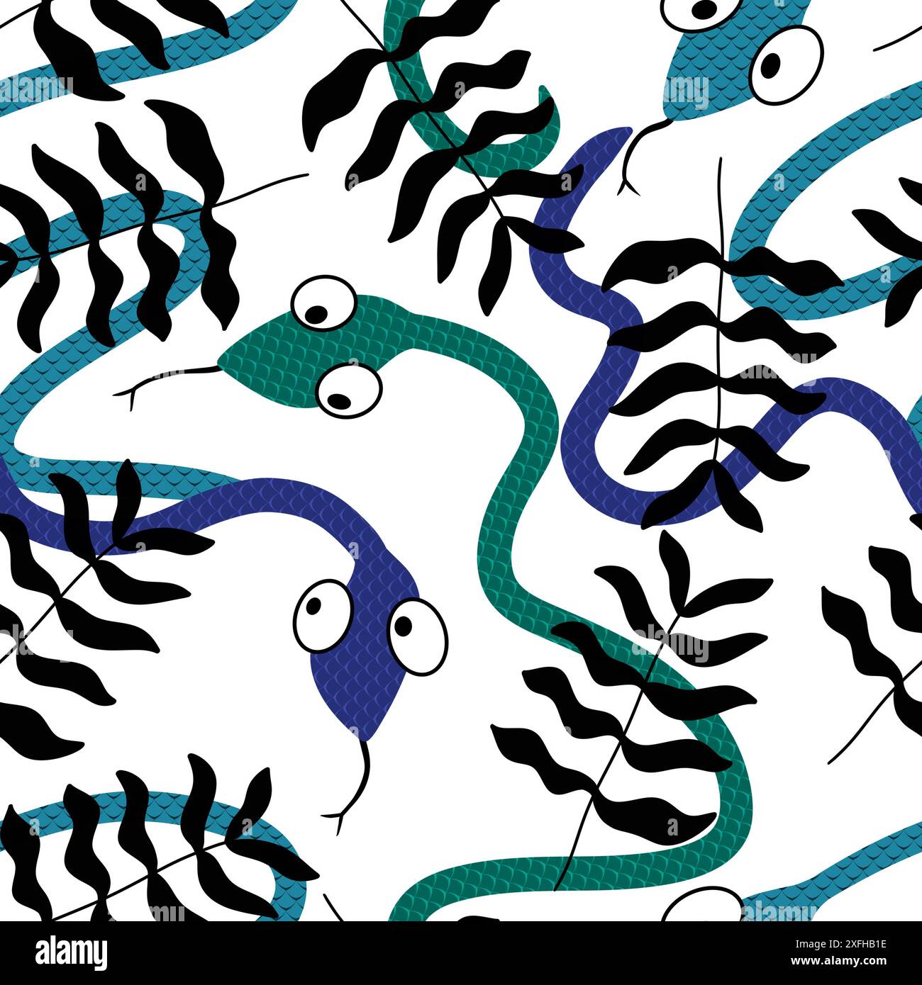 Wrapping Snake Design Summer cartoon animals seamless snake pattern for wrapping paper and ...