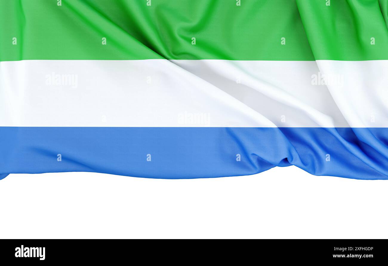 Realistic sierra leone flag hi-res stock photography and images - Alamy