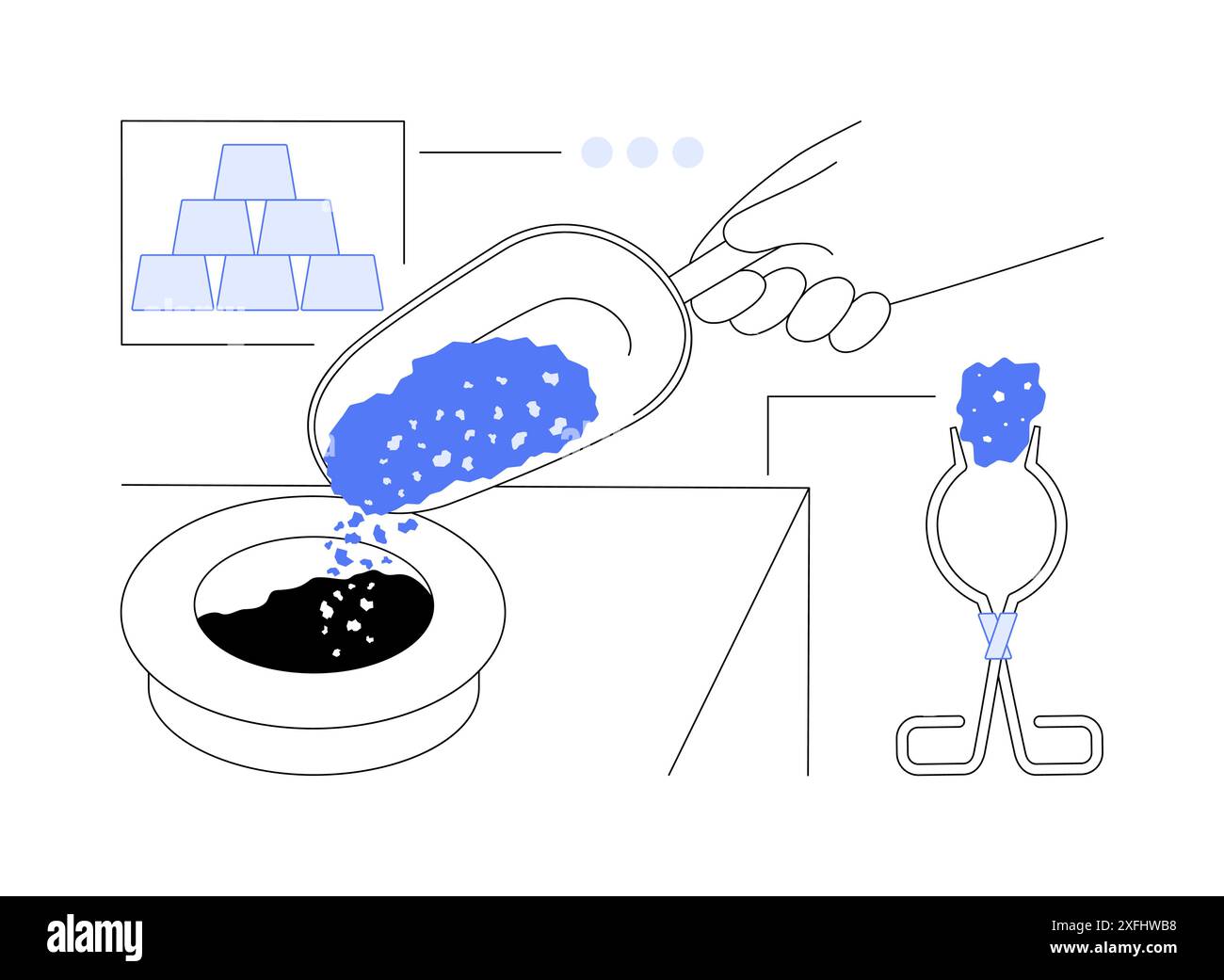 Silver recovery abstract concept vector illustration Stock Vector Image ...