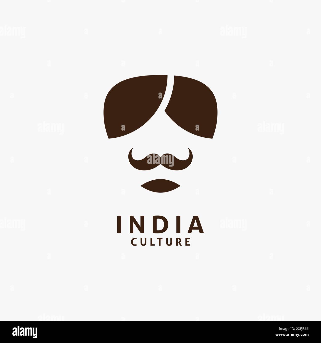 Man in turban for indian culture logo design Stock Vector Image & Art
