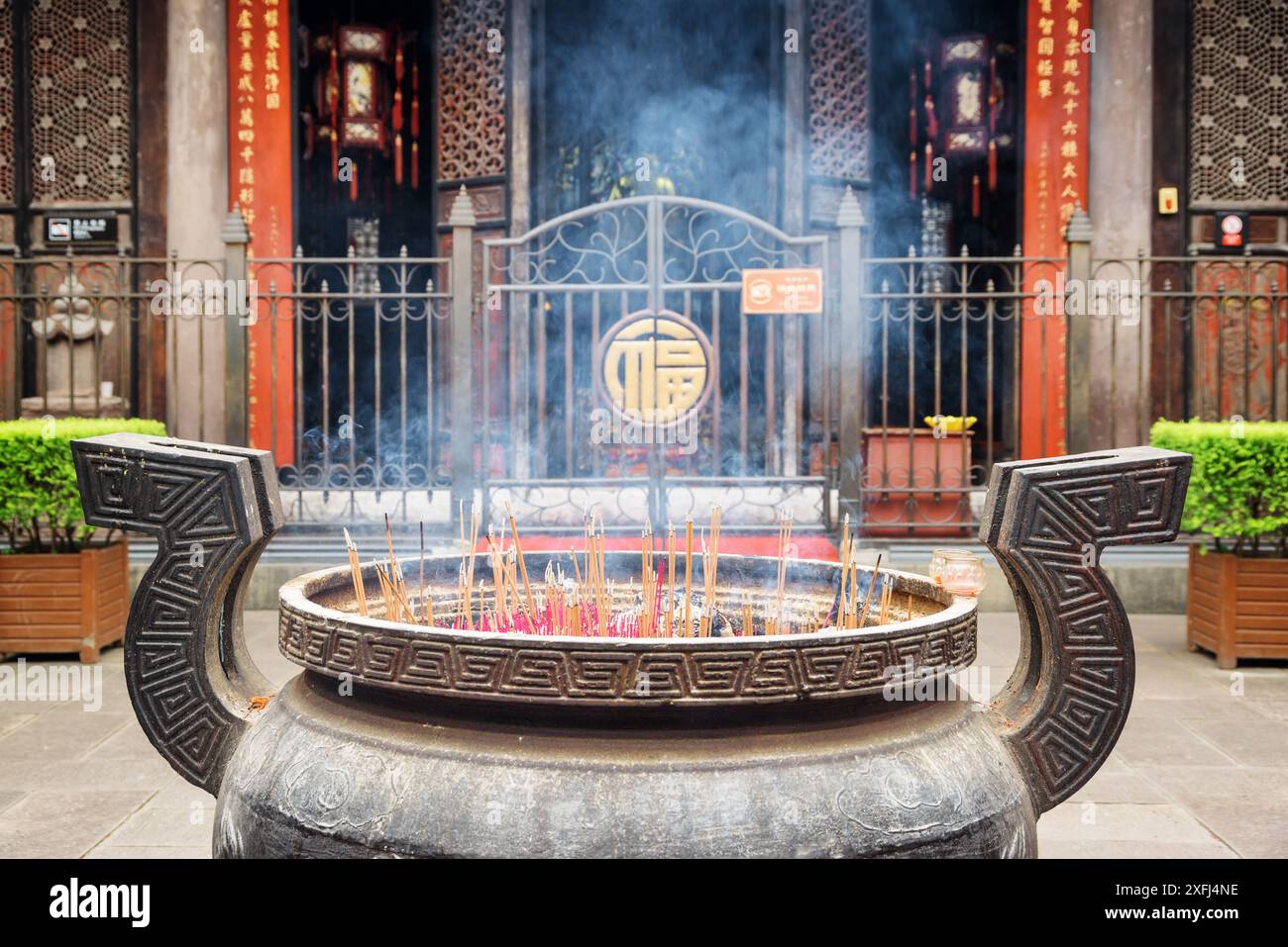 Holy smoke burning incense temple hi-res stock photography and images ...