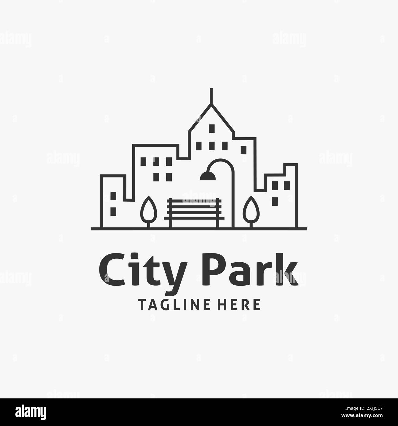 City park logo design Stock Vector Image & Art Alamy