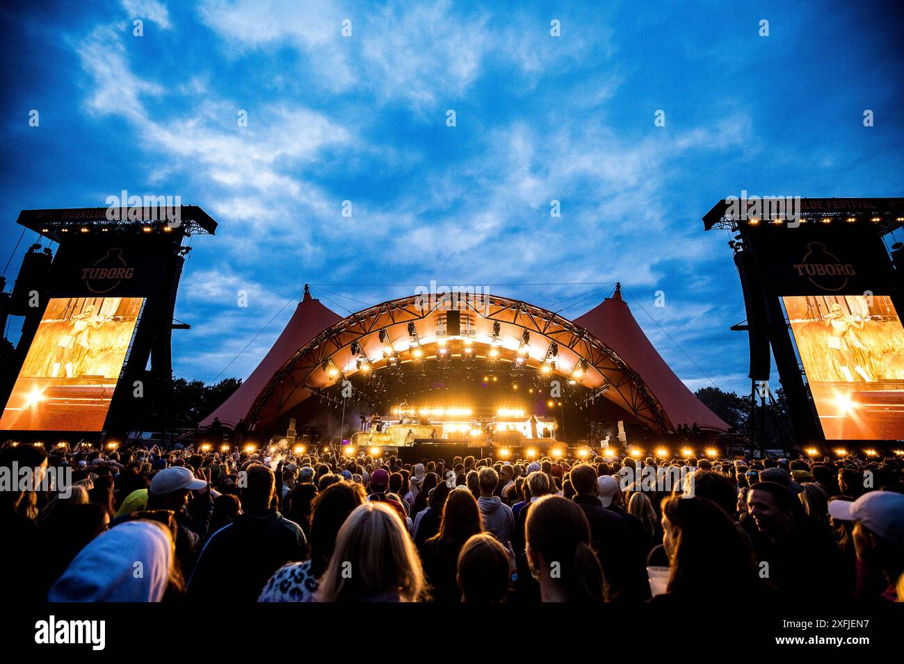 Roskilde, Denmark. 03rd, July 2024. The American rapper and singer Doja