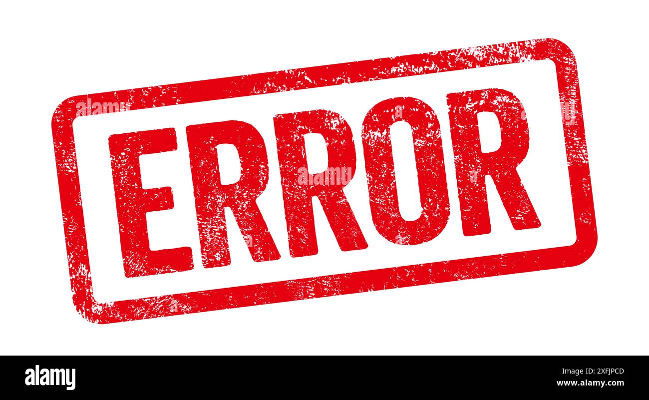 Red warning stamp Cut Out Stock Images & Pictures - Alamy