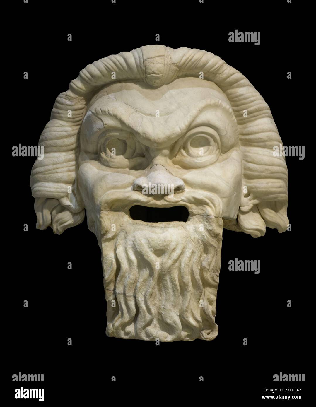 Sculpture of a roman head - Rome, Italy Stock Photo - Alamy