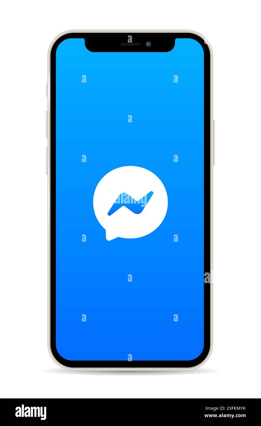 Kiev, Ukraine - March 11, 2021: Smart Phone Apple iPhone 12 with