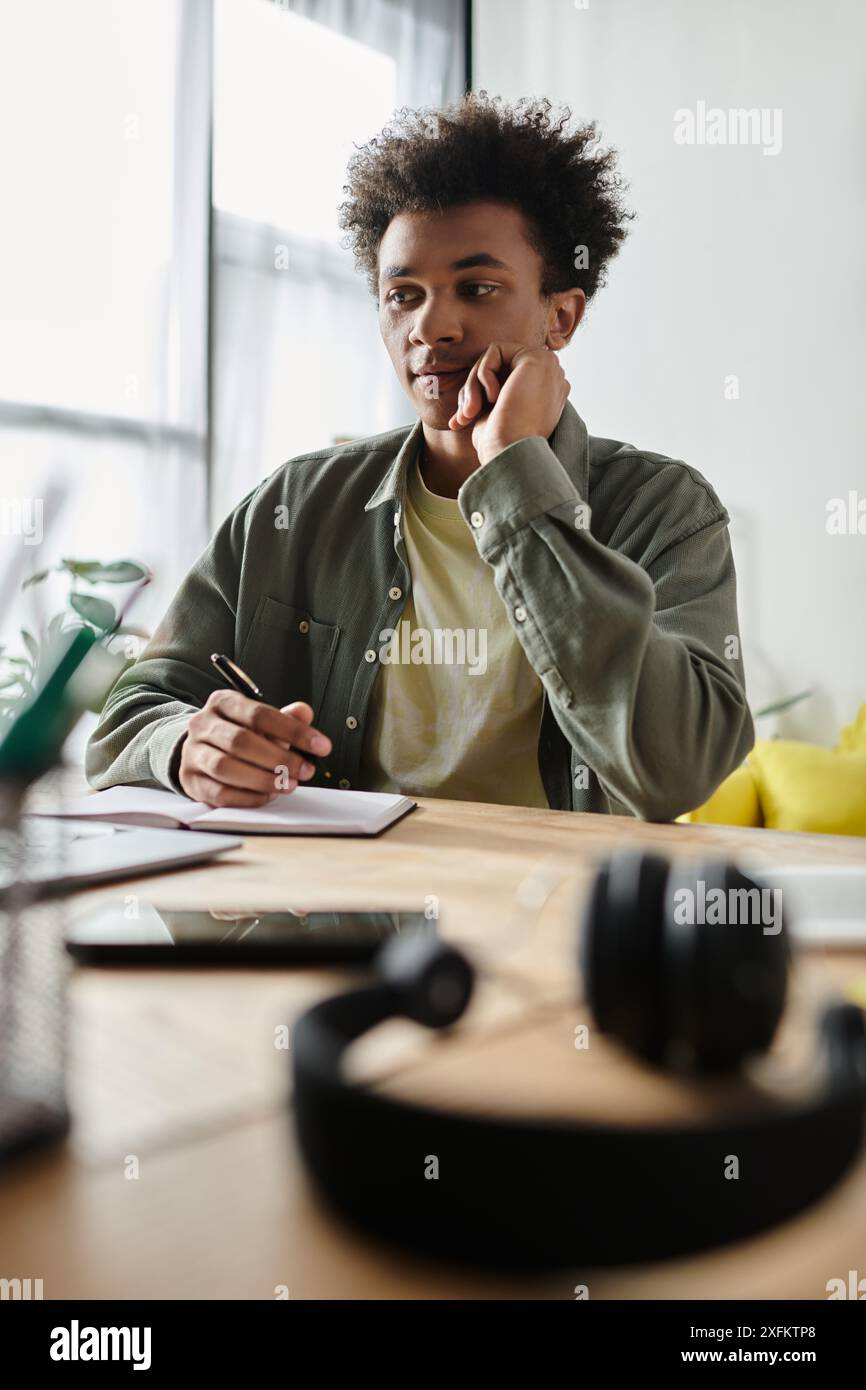 Studying gadget hi-res stock photography and images - Alamy
