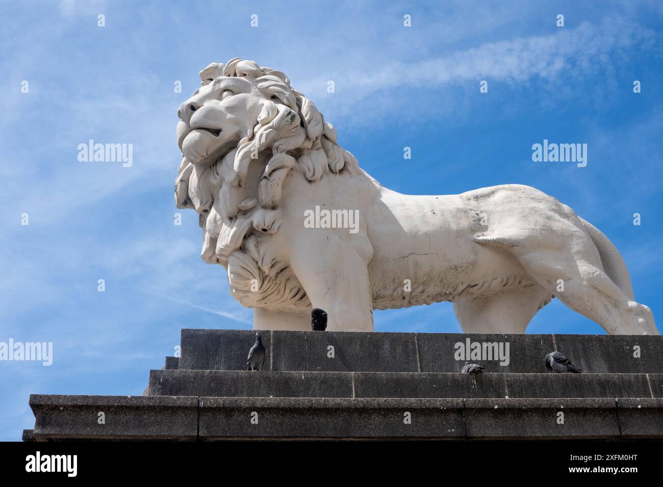 South bank lion Stock Photo Alamy