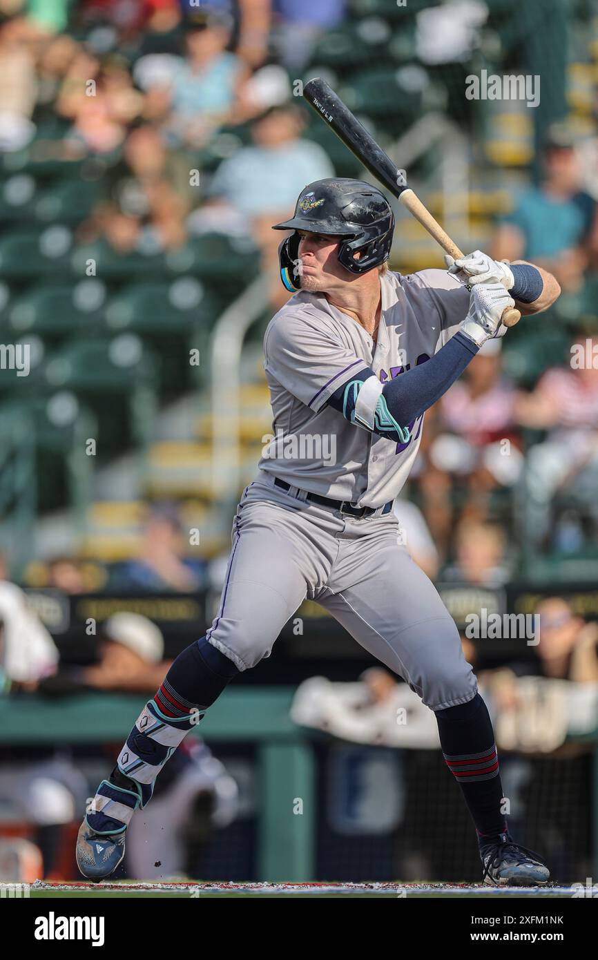 Bradenton Florida USA 3rd July 2024 Fort Myers Mighty Mussels bradenton-florida-usa-3rd-july-2024-fort-myers-mighty-mussels