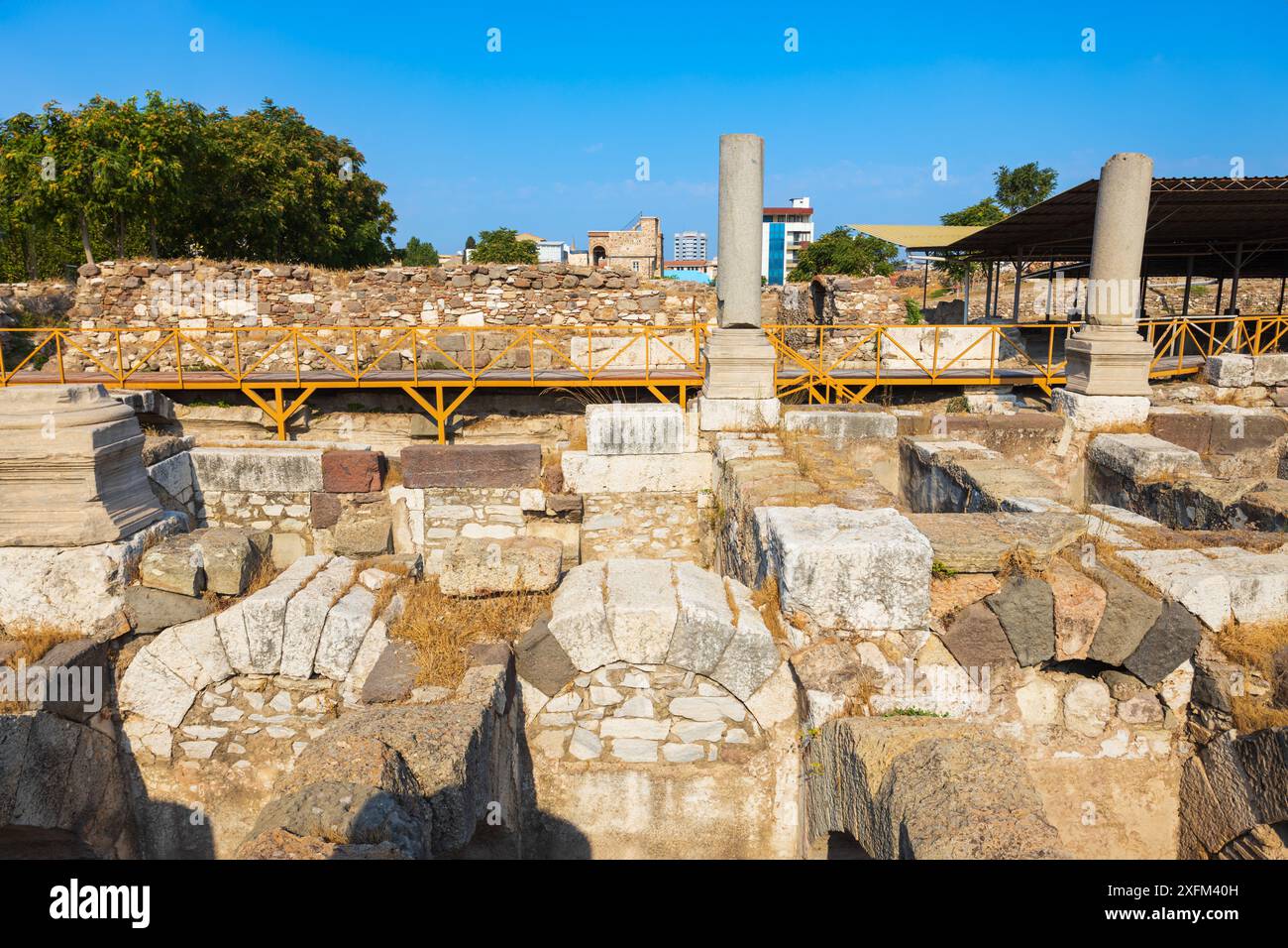 The Agora of Smyrna in Izmir. The Agora of Smyrna is an ancient Roman ...