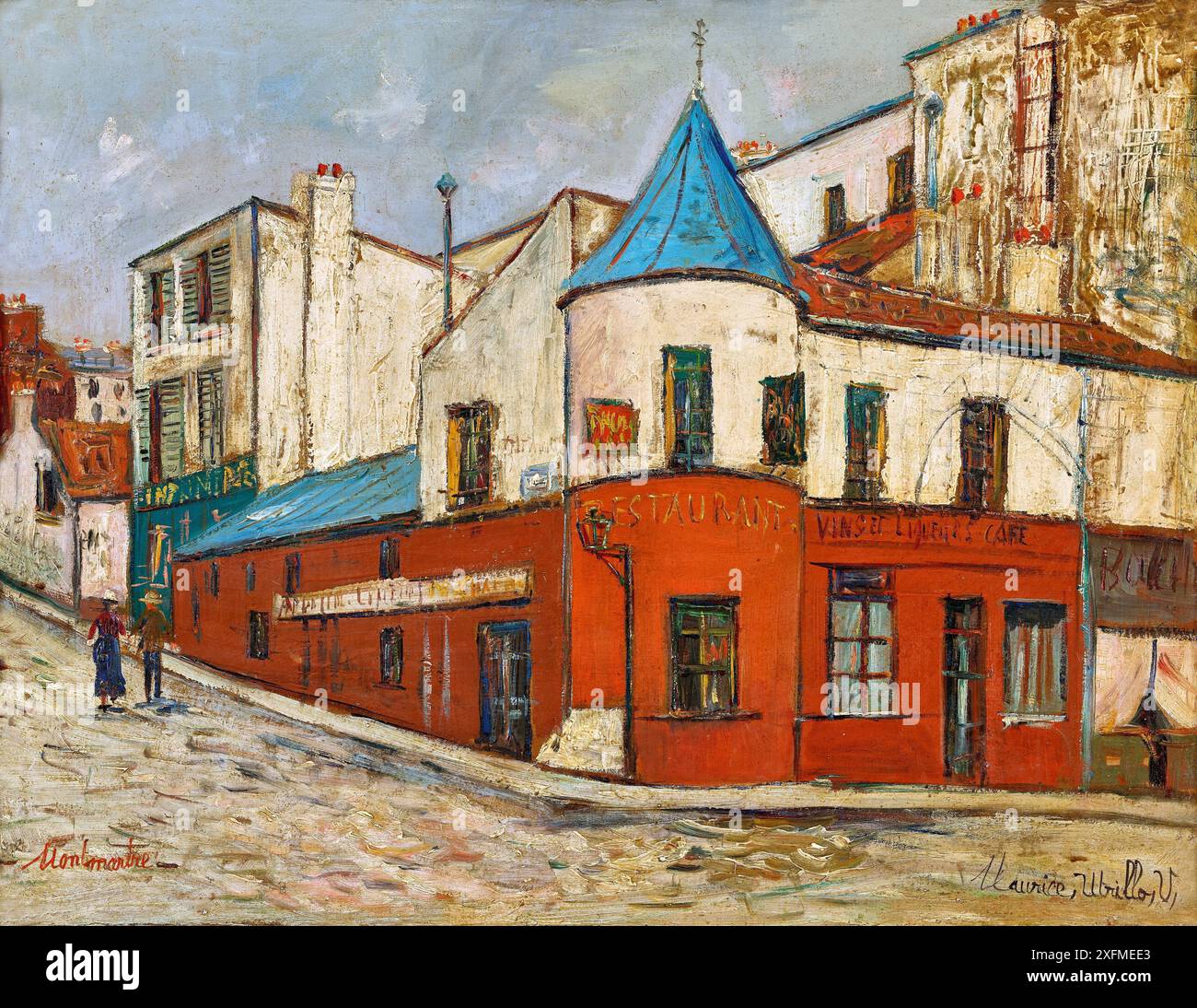 Le Restaurant De La Tourelle à Montmartre Museum Private Collection