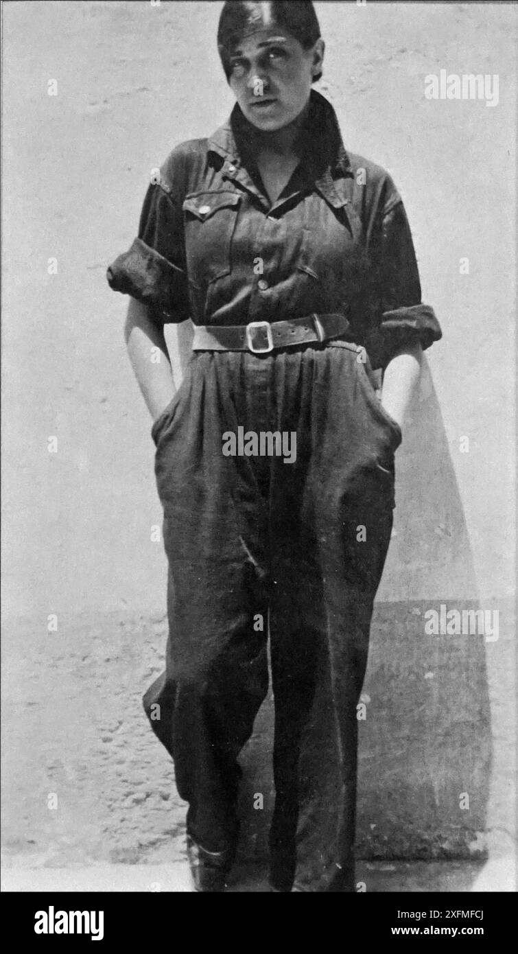 Portrait of Tina Modotti. Museum: PRIVATE COLLECTION. Author: Abel Plenn. Stock Photo