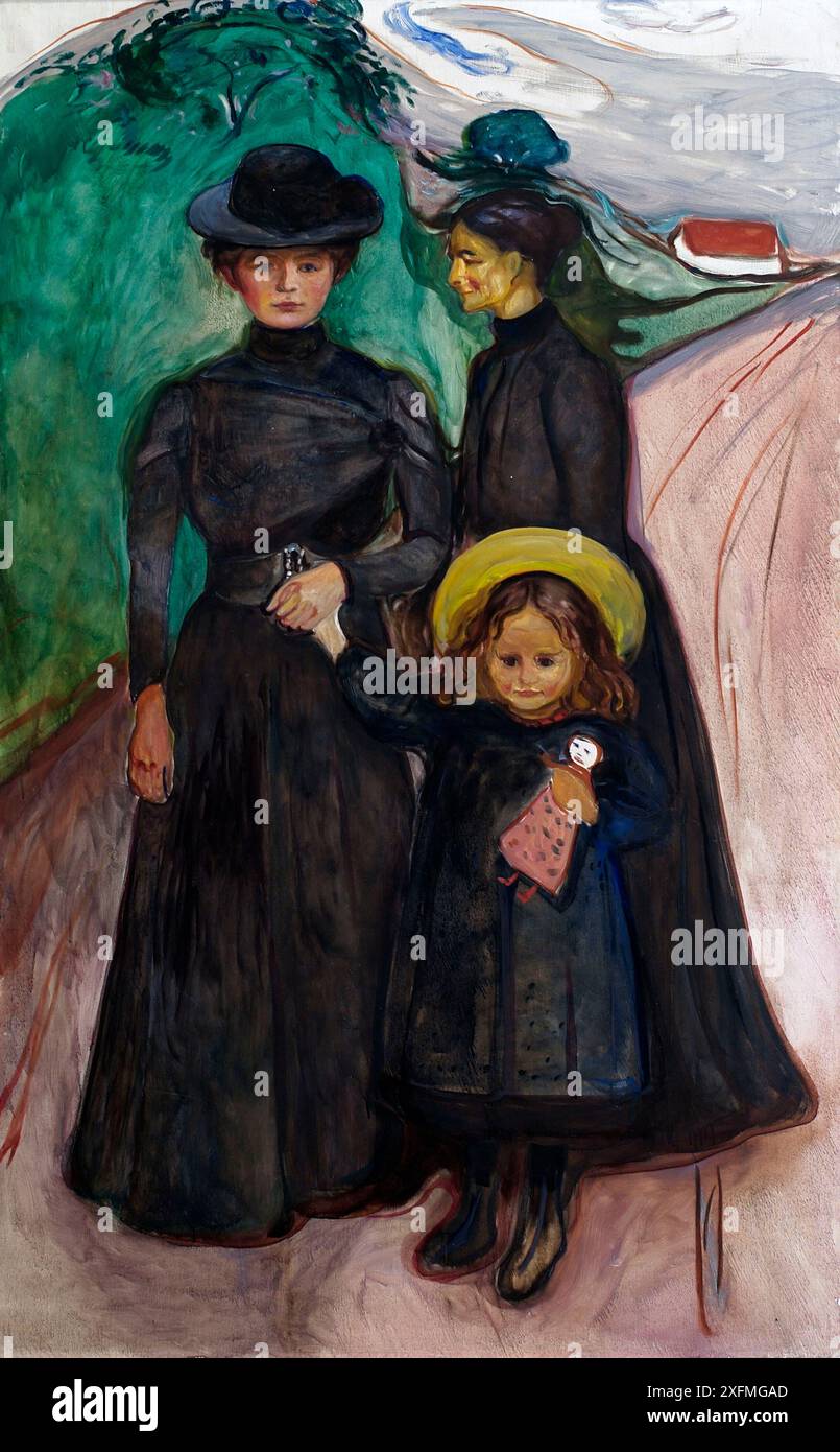 Edvard munch portrait family hi-res stock photography and images - Alamy