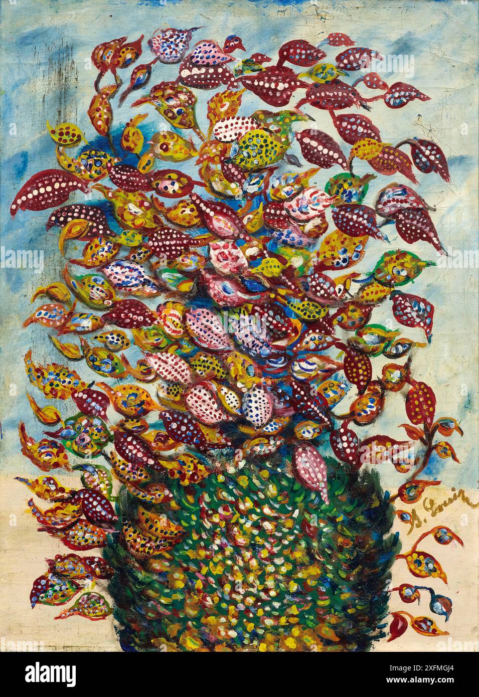 Le grand bouquet. Museum: PRIVATE COLLECTION. Author: Séraphine Louis