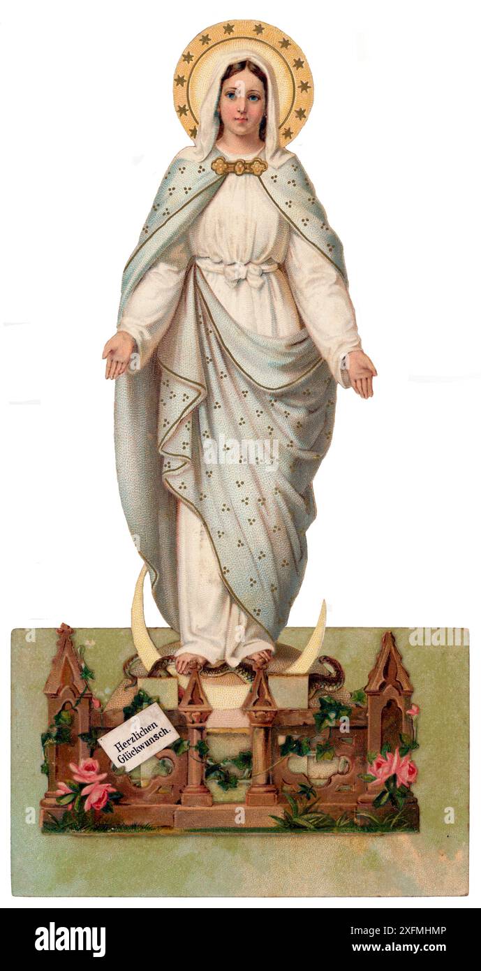 Imagen milagrosa de la virgen hi-res stock photography and images - Alamy