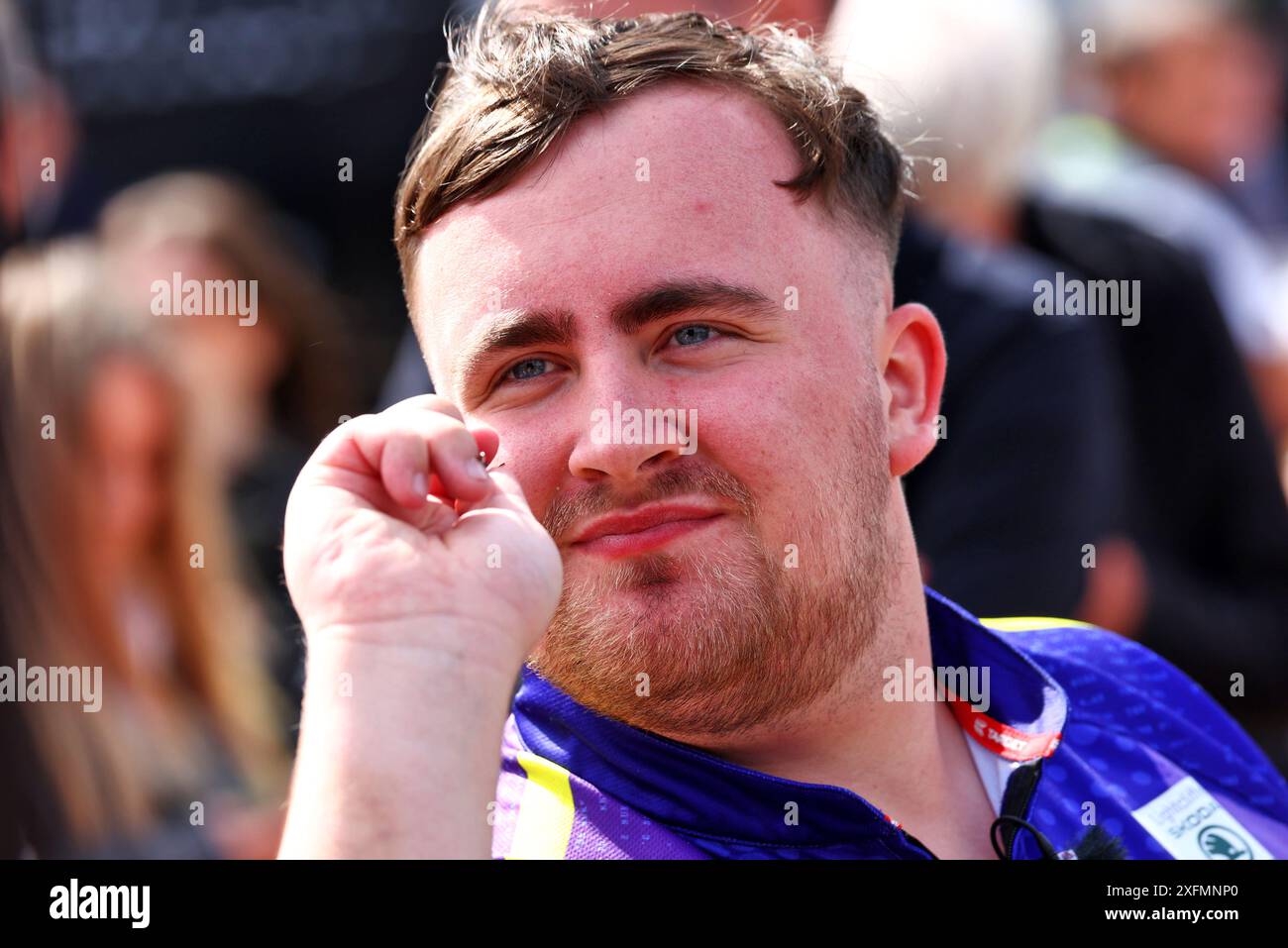 Silverstone, UK. 04th July, 2024. Luke Littler (GBR) Darts Player