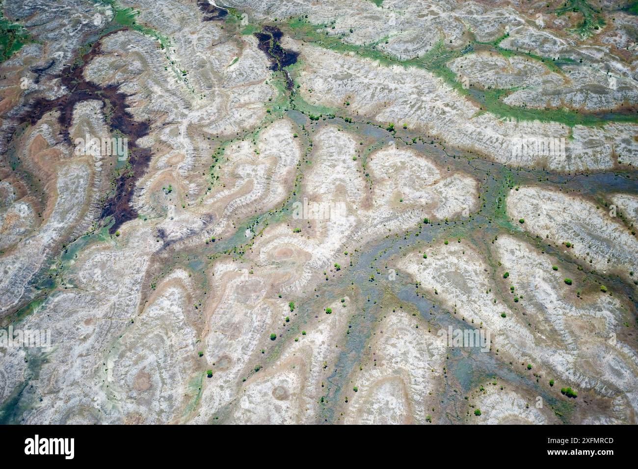Aerial view of erosion patterns hi-res stock photography and images - Alamy