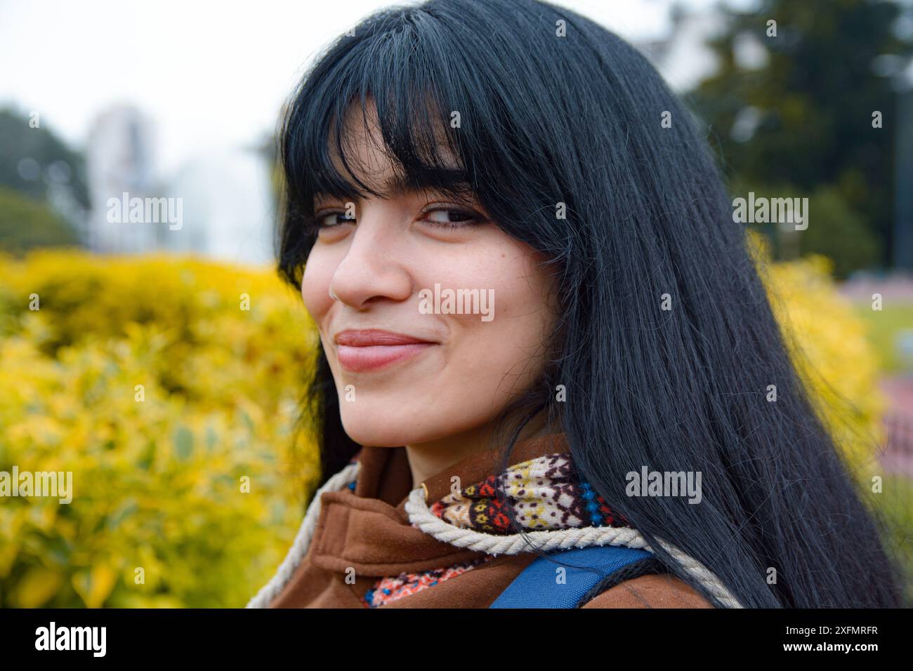Close up beautiful latina woman hi-res stock photography and images - Alamy