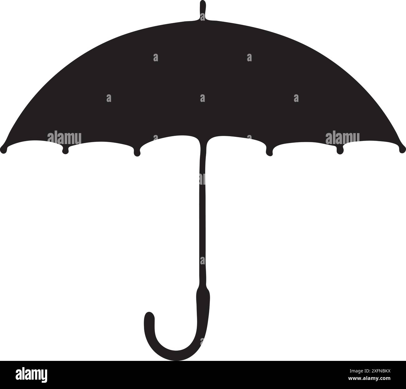 Umbrella silhouette Black and White Stock Photos & Images - Alamy