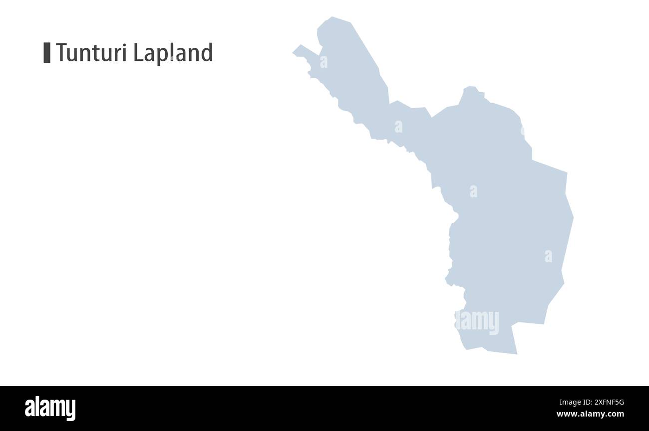 Tunturi lapland map vector1 hi res stock photography and images Alamy