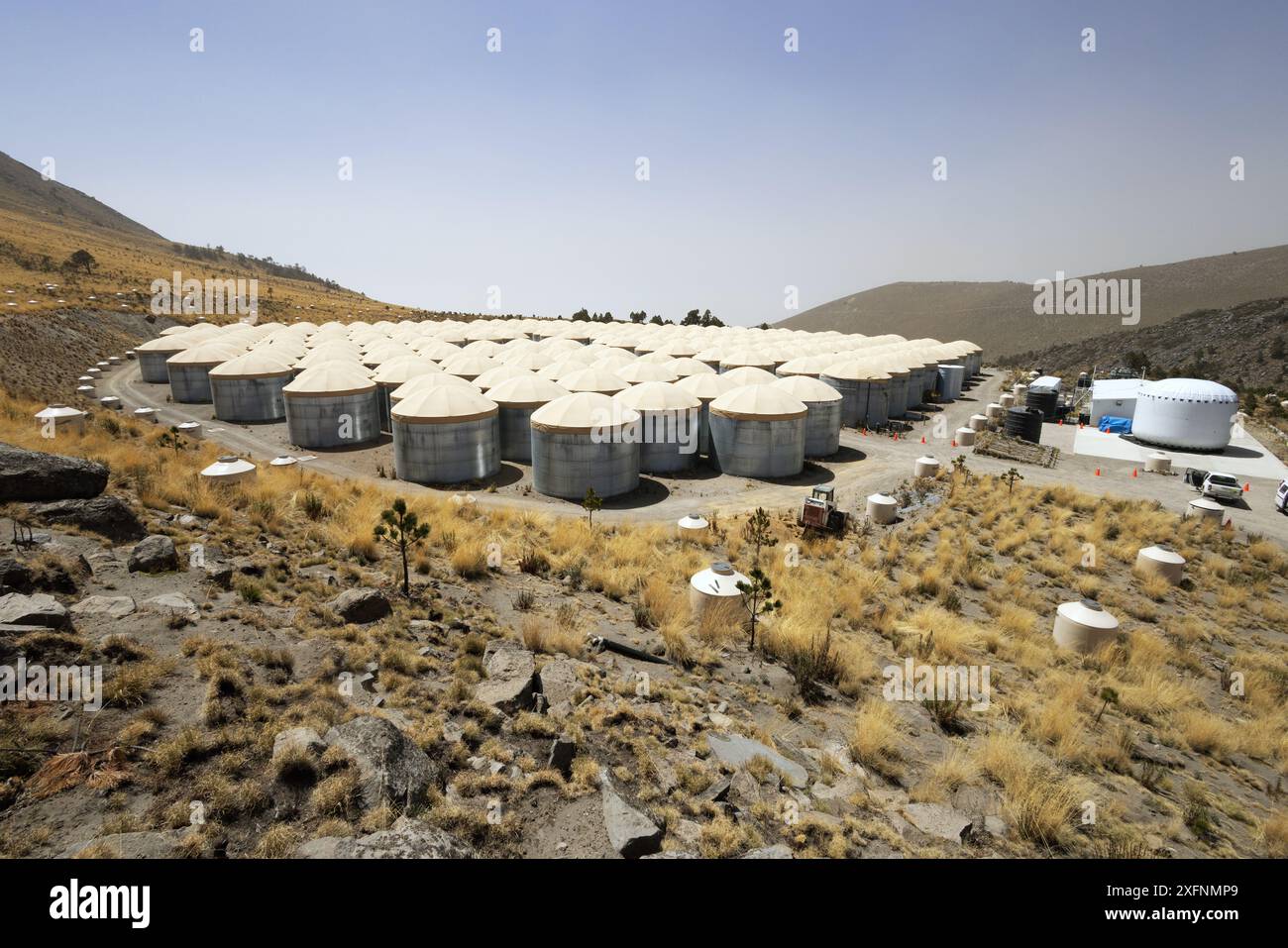 The High Altitude Water Cherenkov Observatory, at 4,100 metres on the ...