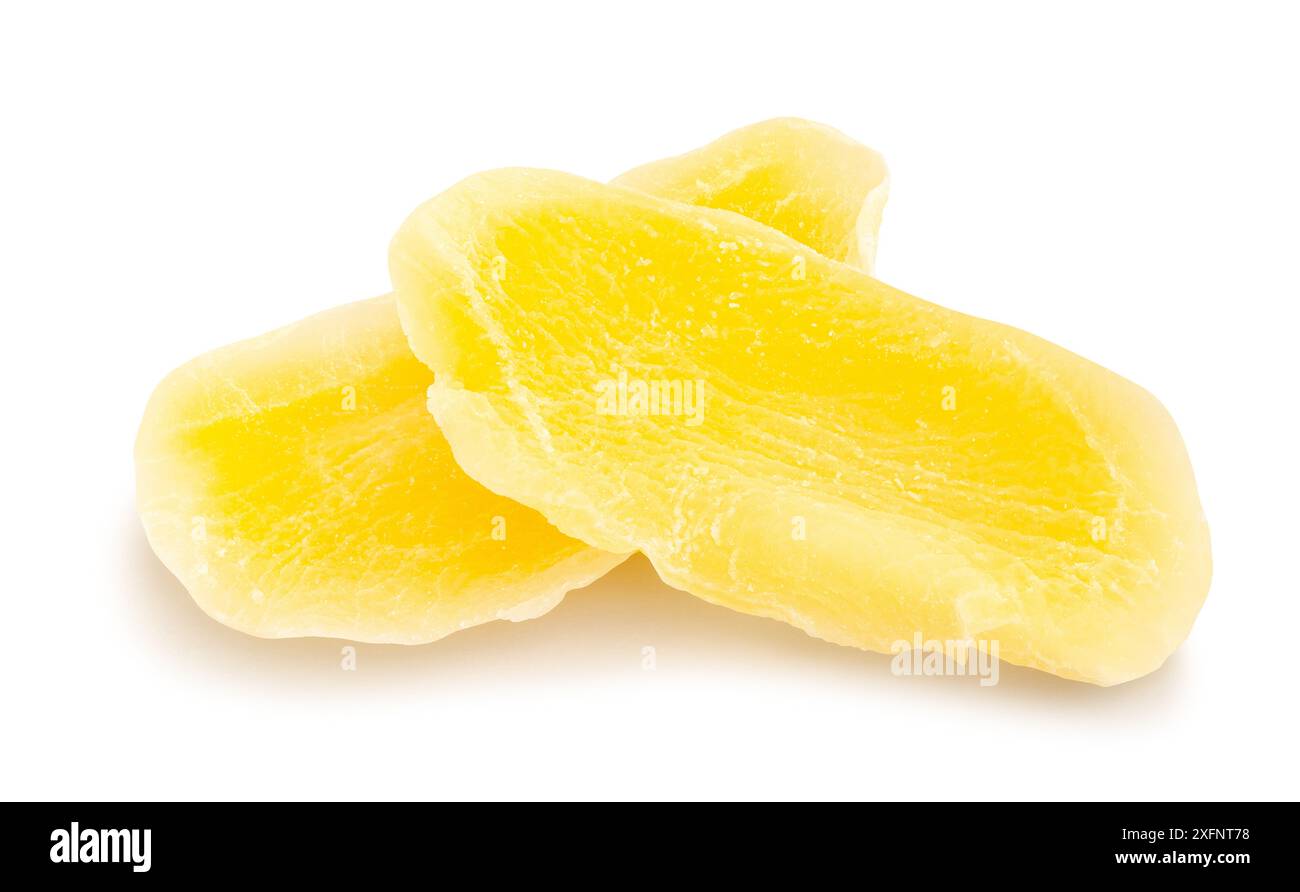dried mango path isolated on white Stock Photo