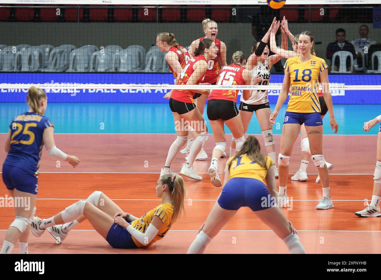 Manila, Philippines. 04th July, 2024. Belgium celebrate after winning