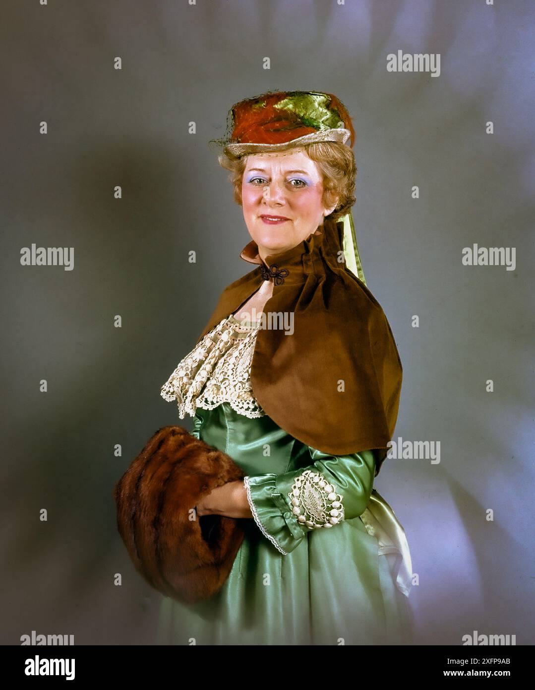 Copy space. Mature female, woman in Gay 90s style gown, retro dress Stock Photo - Alamy Copy space. Mature female, woman in Gay 90s style gown, retro dress Stock Photo - Alamy