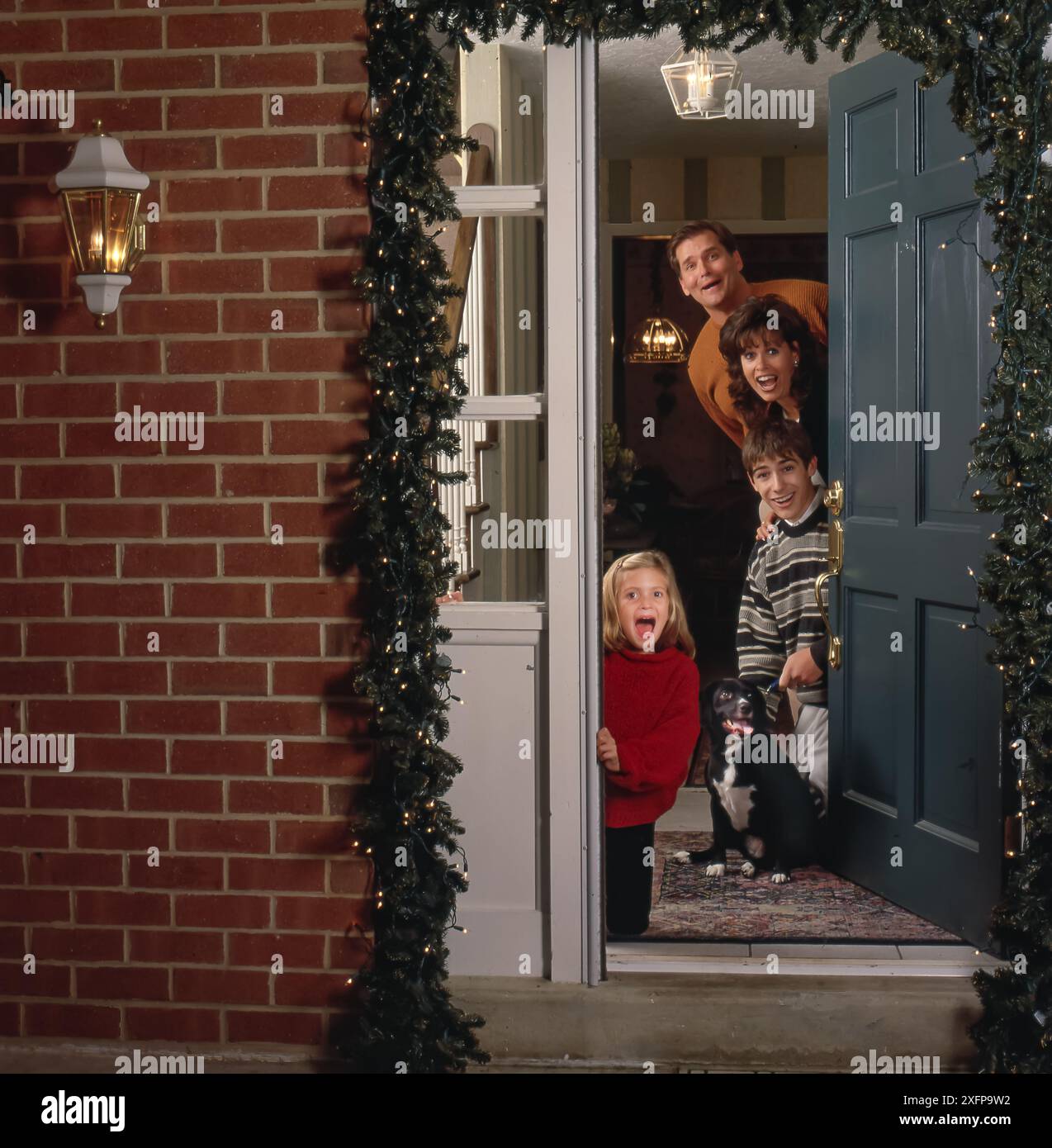 Welcoming christmas guests hi-res stock photography and images - Alamy