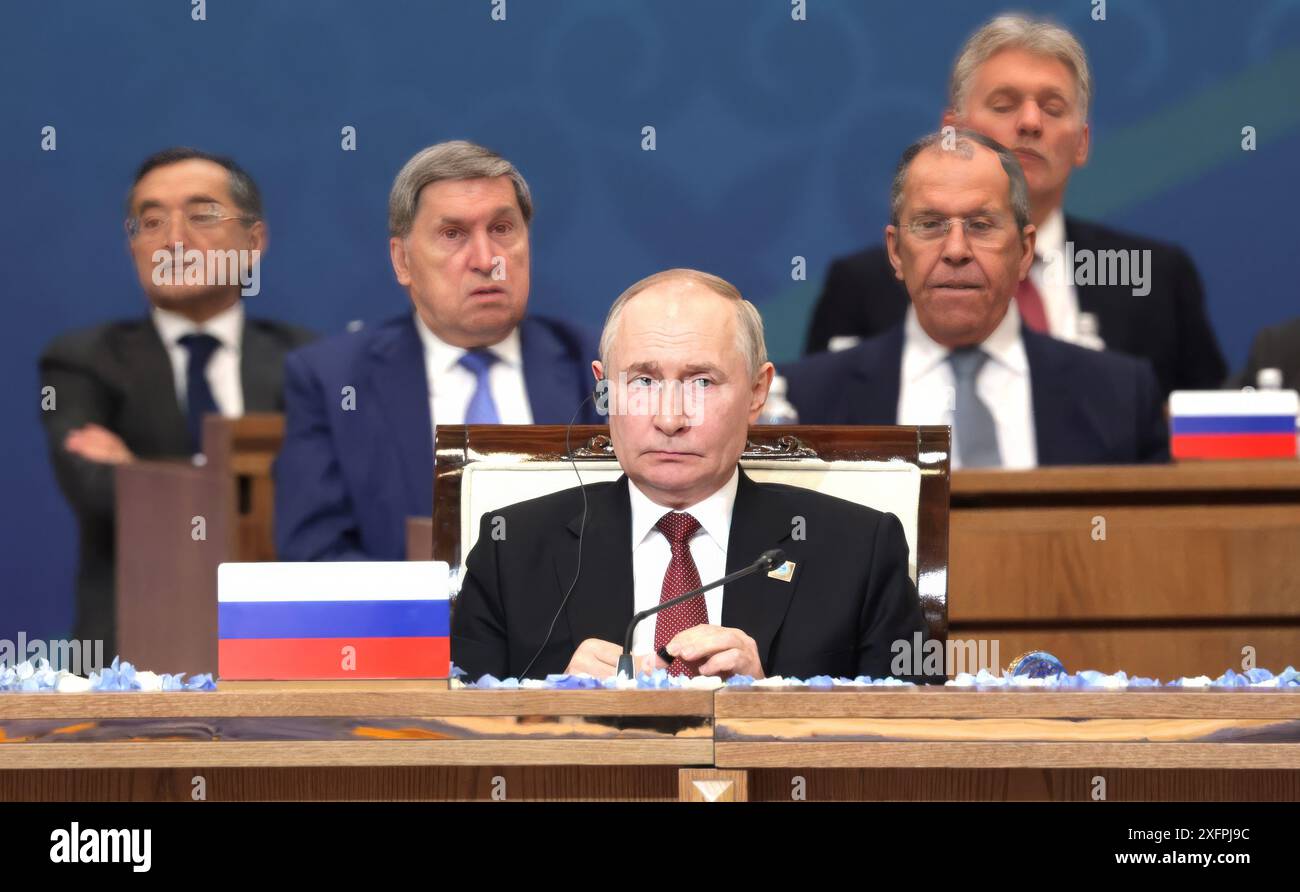 Vladimir Putin Astana meeting Overcoming Logistics and Payment Barriers