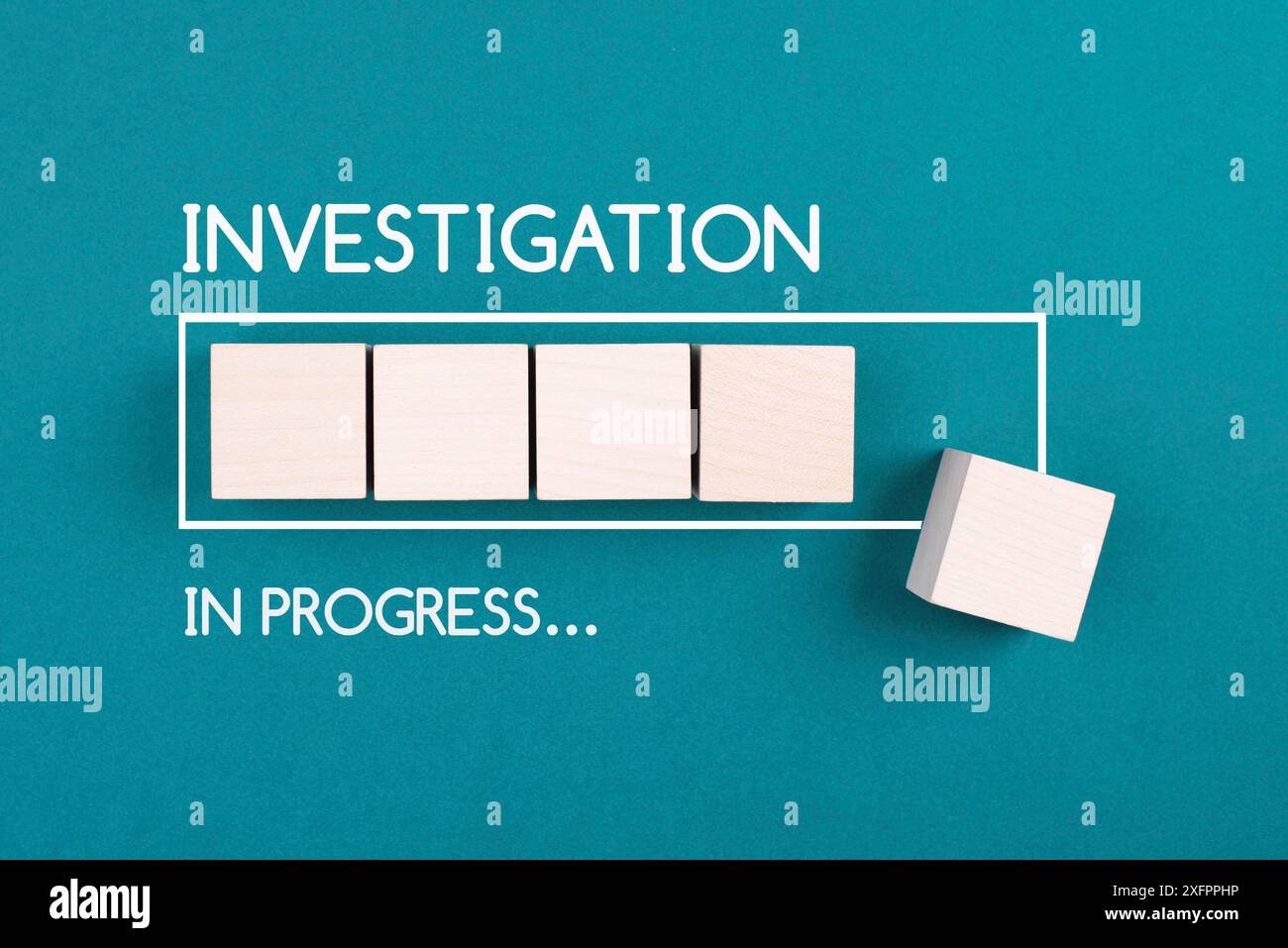 Investigation in progress, searching for answer, business strategy ...