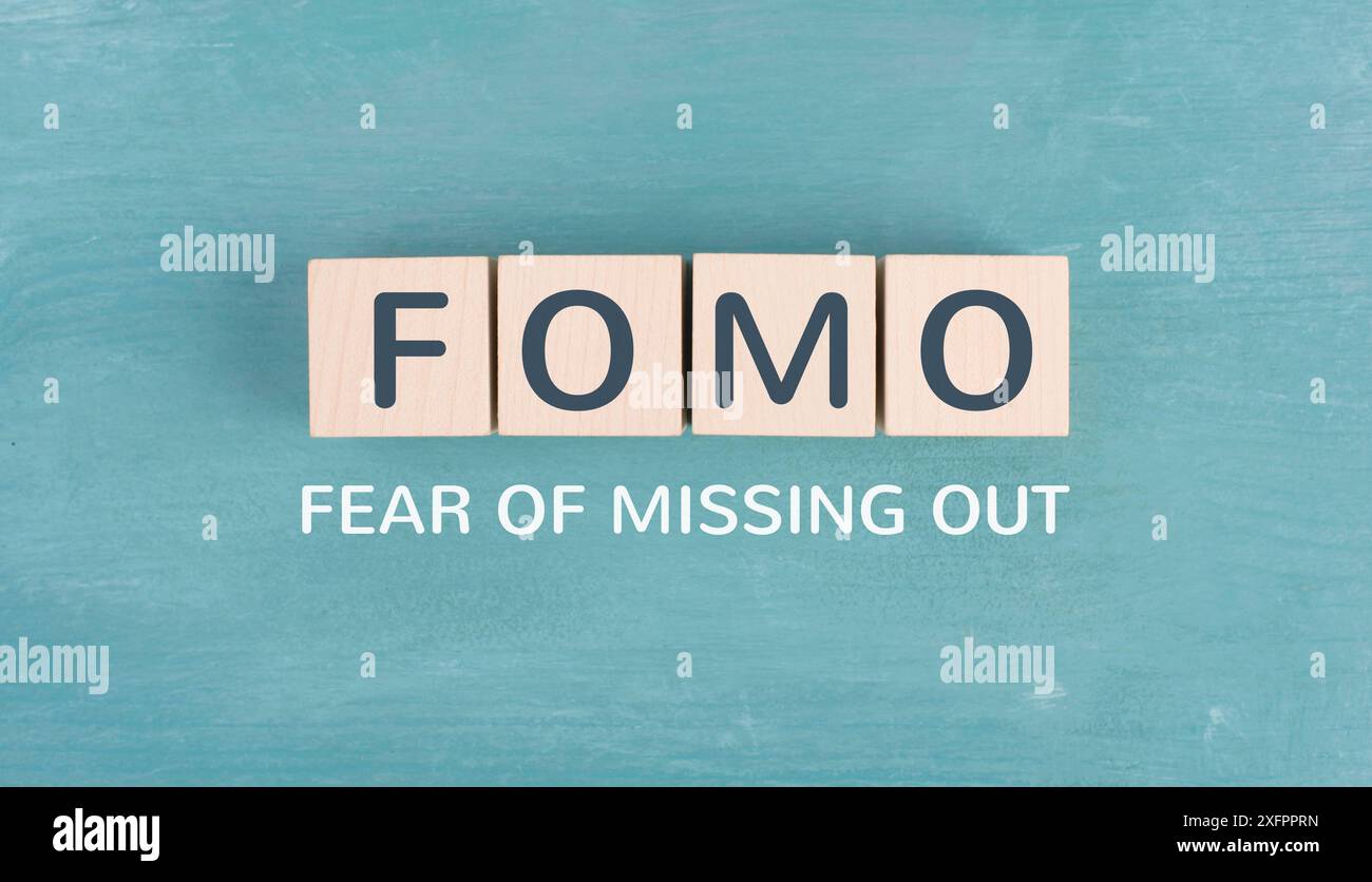 Fear of missing out fomo hi-res stock photography and images - Alamy
