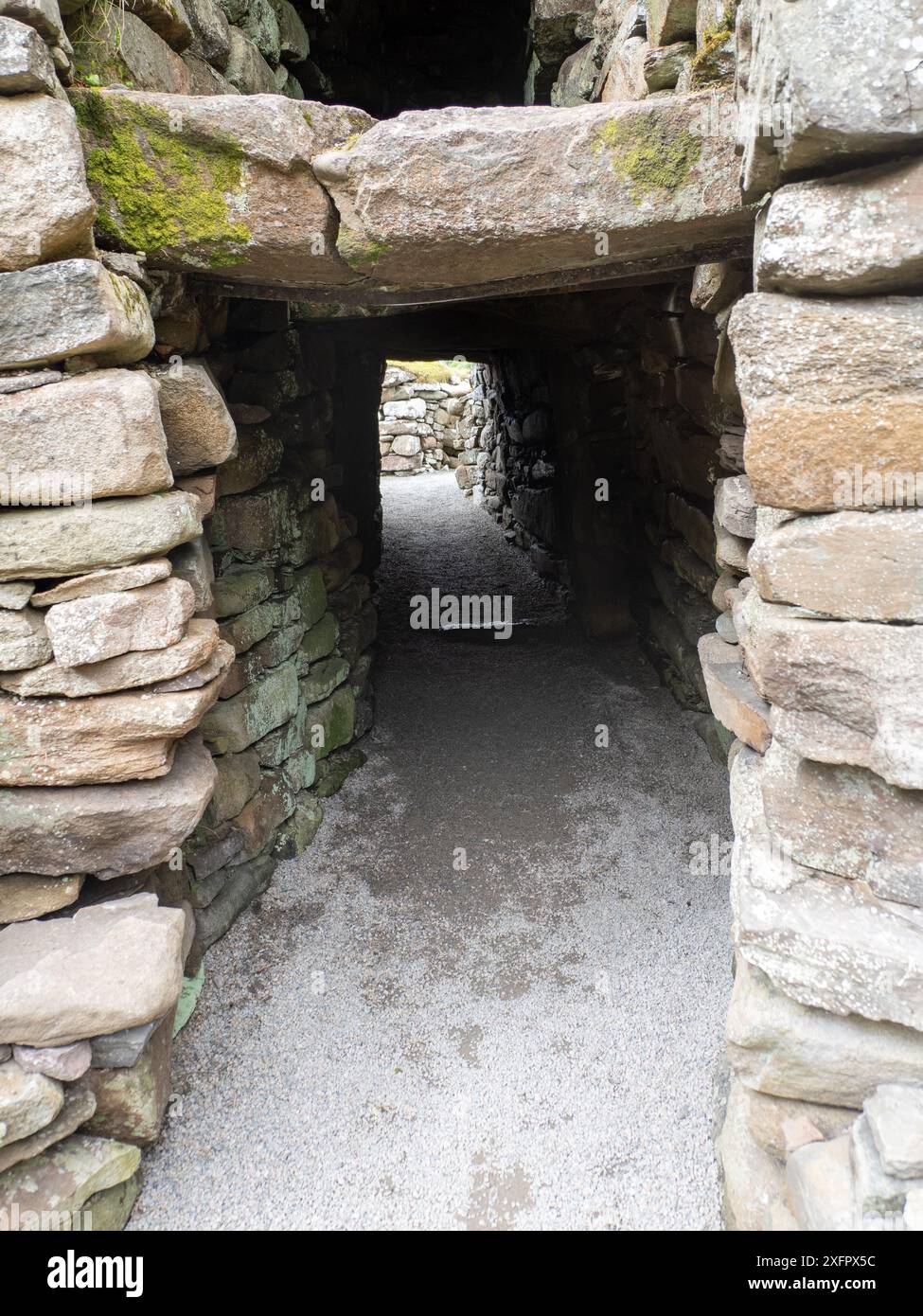 Broch of Clickimin, Lerwick, Shetland, UK Stock Photo