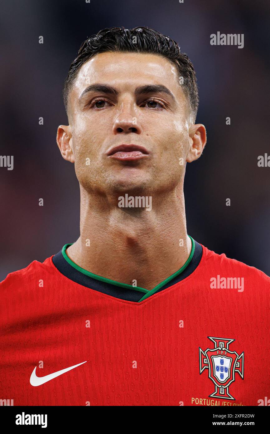 Cristiano Ronaldo seen during UEFA Euro 2024 Round of 16 game between ...