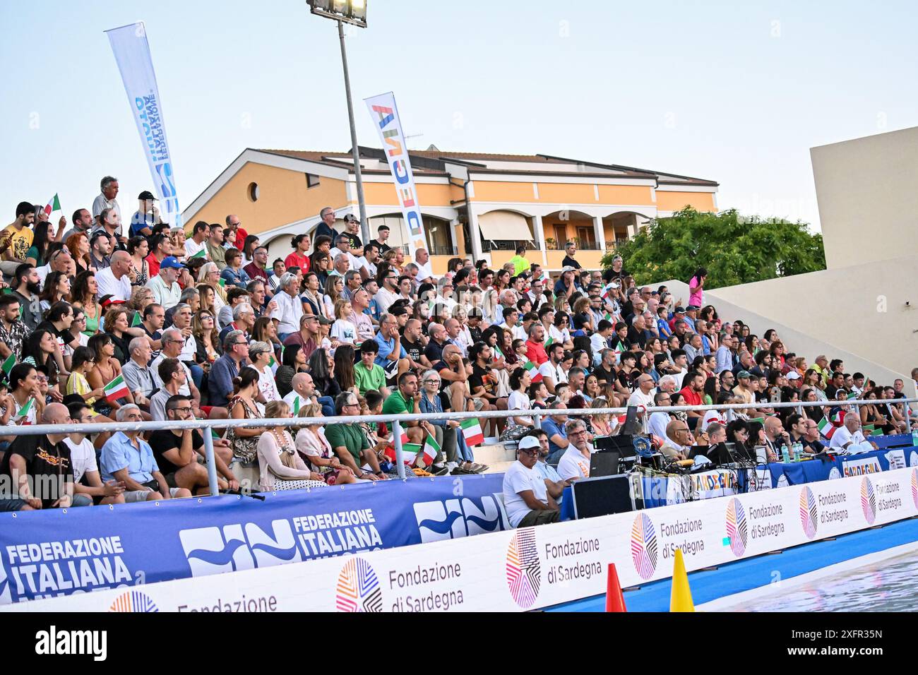 Jul With Fans Fans during Sardinia Cup 2024 - Italy vs Greece, International ...